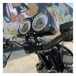 Vitys Design, 10" adjustable risers. Black For 1"/25.4mm handlebars