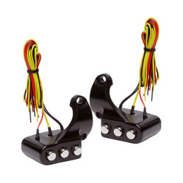 Vitys Design 3 button switch housing right, black 