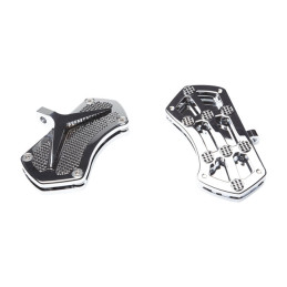 Vitys Design, Diamond passenger floorboards. Chrome 86-17(NU)FL Softail 12-16(NU)Dyna FLD Switchback 83-24 FLT/Touring 09-24 Tri