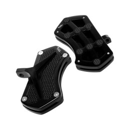 Vitys Design, Diamond passenger floorboards. Black 86-17(NU)FL Softail 12-16(NU)Dyna FLD Switchback 83-24 FLT/Touring 09-24 Trik