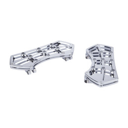 Vitys Design, Diamond rider floorboards. Chrome 86-17(NU)FL Softail 12-16(NU)Dyna FLD Switchback 83-24 FLT/Touring 09-24 Trikes