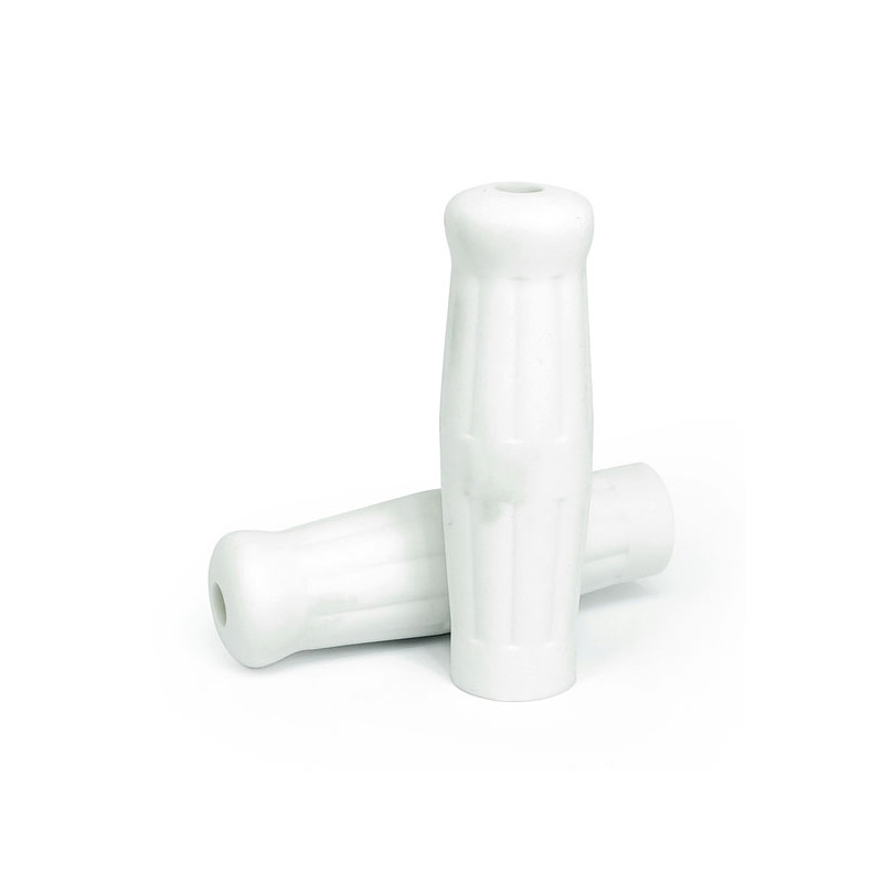 Chwyty w stylu vintage 1" białe 74-23 H-D z obszarem chwytu o średnicy 1"