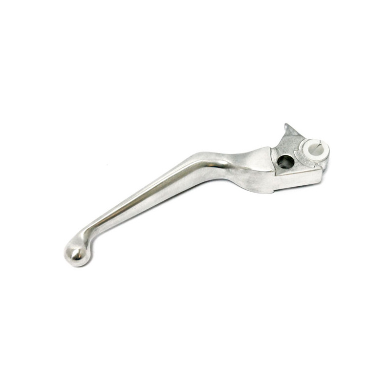 Handlebar lever, brake. Polished 96-17 Dyna 96-14(NU)Softail 96-07(NU)Touring  96-03(NU)XL (cable operated clutch)