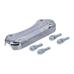 Riser top clamp, Panhead. Chrome 49-57 Panhead with telescopic forks (NU)