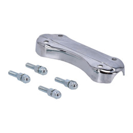 Riser top clamp, Panhead. Chrome 49-57 Panhead with telescopic forks (NU)