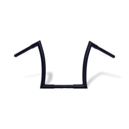 Bad Ape apehangers, black 82-23 H-D mech. & e-throttle (excl. 88-11 Springers) with 1" I.D. risers