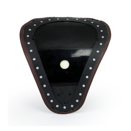 Danaborg, custom solo seat. Dark brown with brown panels Univ.