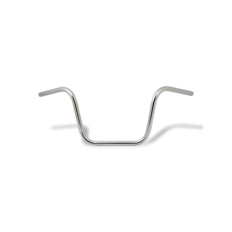 Kierownica Apehanger, podniesienie 12", 1" chrom do H-D przed 1981 r. z podnośnikami o średnicy 1"