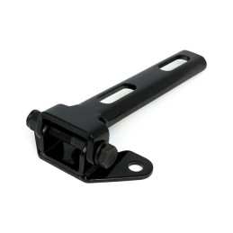 Universal solo seat hinge, square mount. Black Universal