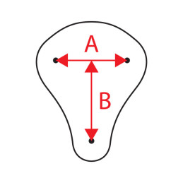 Siedzisko jednoosobowe Fitzz, kolor brązowy/czerwony. Małe. 6cm grubości. Uniwersalne