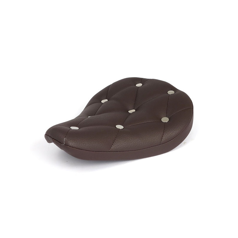 Fitzz, custom solo seat. Brown/rivets. Small. 4cm thick UNIVERSAL