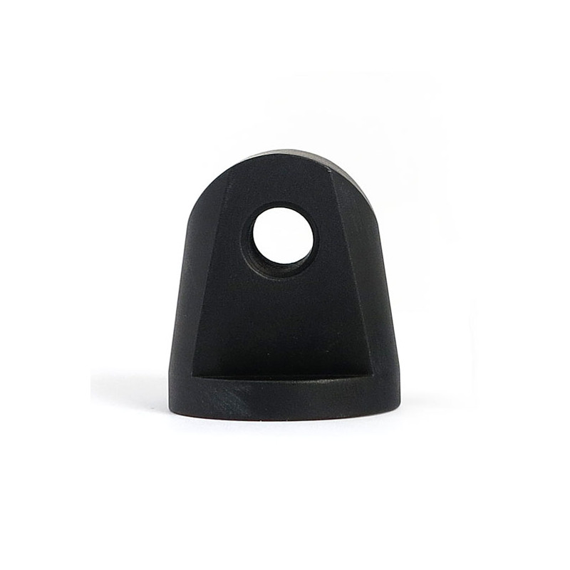 Prosty stożkowy uchwyt lampy przedniej. Czarny Uniwersalny