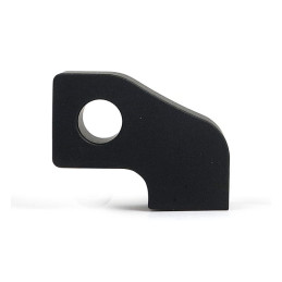 Custom headlamp mount block. Angled. Black Universal