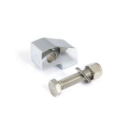 Uniwersalny blok mocowania niestandardowej lampy przedniej. Kątowy. Chromowany