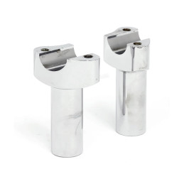 Elevadores de aluminio forjado 3-1/2" cromo