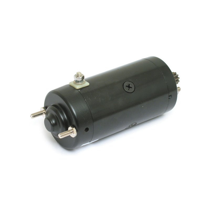 Starter motor, Prestolite style. Black 67-80 XL L66-82 FL 80-83 FLT 82-E83 FXR (NU)