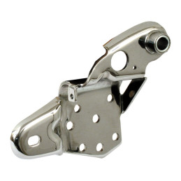 Shifter lever support bracket. Chrome 52-84 FL FLH 4-sp models (NU)
