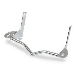 V-Bracket spotlamp/passing lamp mounting bar. Chrome 94-22 FLHR/C 2023 FLHFB Highway King 96-13 FLHT/C (NU)