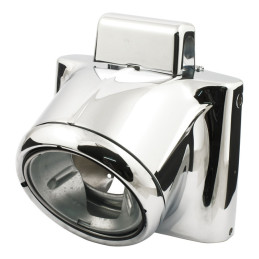 Kit de carcasa de faro 7" cromo 86-17 FLST