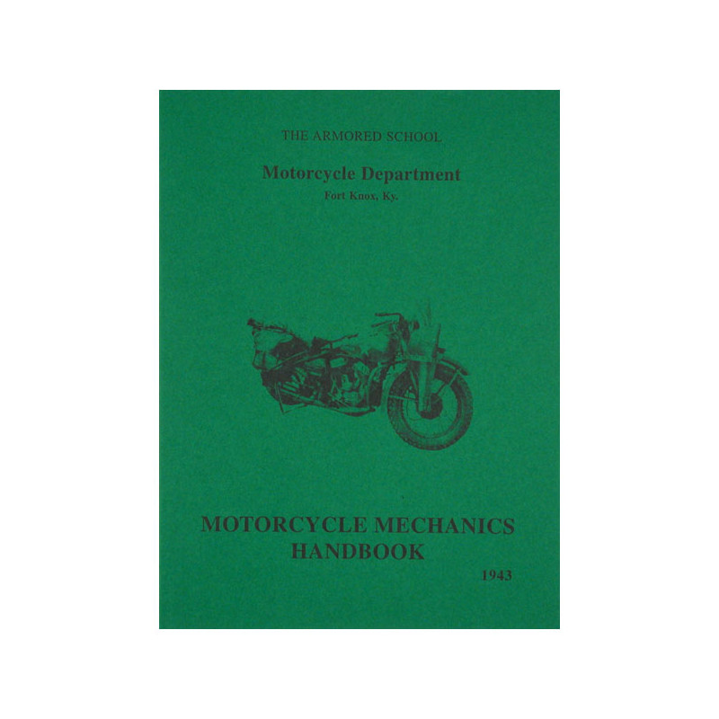 MOTORCYCLE MECHANICS HANDBOOK 41-42 WLA 1941-1942 WLA EXPERIMENTAL XA SHAFT DRIVE MODEL