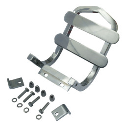 Luggage rack, sissybar mount. Chrome XL FXR FX FXWG FXD FXDWG models and all 86-99 Softail models