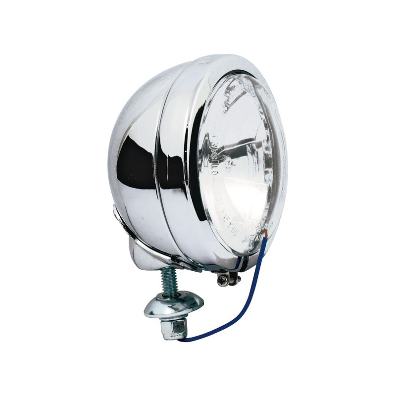 Lampa przeciwmgielna FL styl, 4-1/2". Chrom, przeźroczysta soczewka