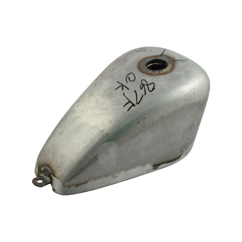 Zbiornik paliwa Paughco w stylu Frisco do modelu Sportster 2.2 galonowy Uniwersalny montaż z przodem w kształcie podkowy i tyłem