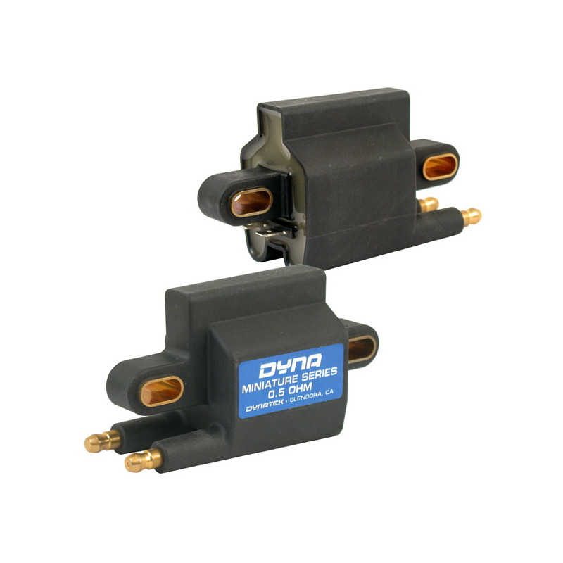 Cewka Dynatek Miniature. Podwójna wieża, 12V, 0,5 ohma 99-17 modele Twin Cam w niestandardowych zastosowaniach. (0,5 Ohm do mode