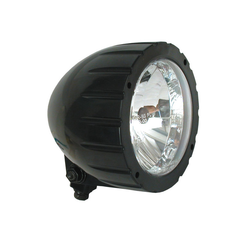 ABS 4-1/2" HS1 headlamp. Grooved. Black 