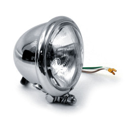 Faros estilo Bates 4-1/2" 35/35W Cromo