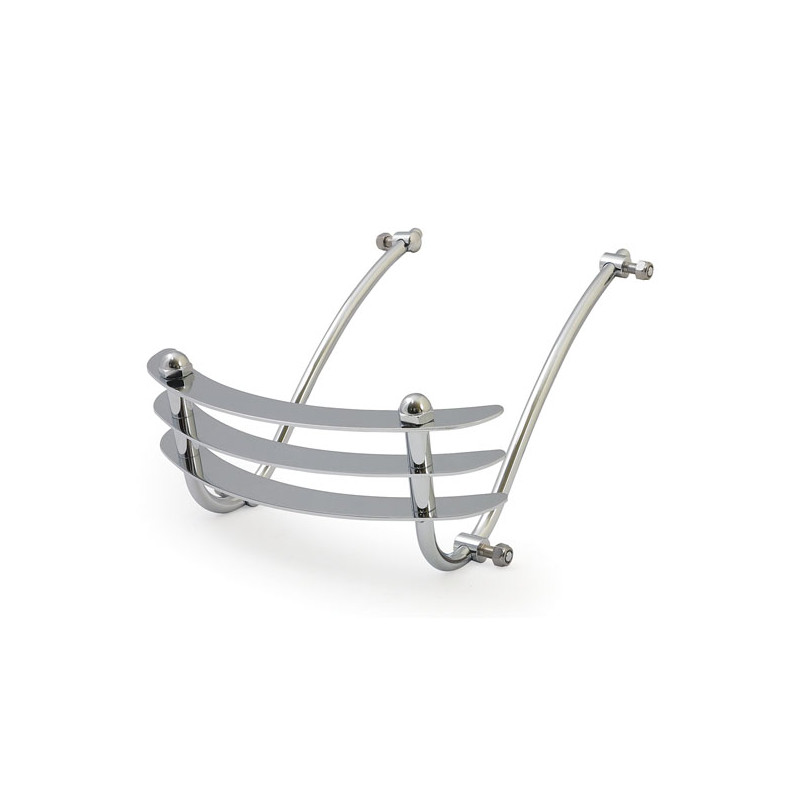 Front fender rail Cheese Grater. Chrome 55-57 FL (NU) Custom applications