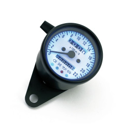 LED mini speedo 2:1 kmh. black with white face plate Most models with front wheel drive Some early models with transmission driv