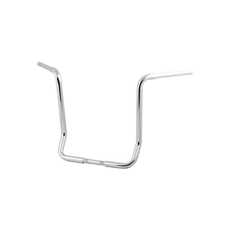 1-1/4" Dresser Apehanger, 19" rise, chrome 82-23 FLHT FLHX Touring with mech. & e-throttle Batwing fairing and 1" I.D. risers