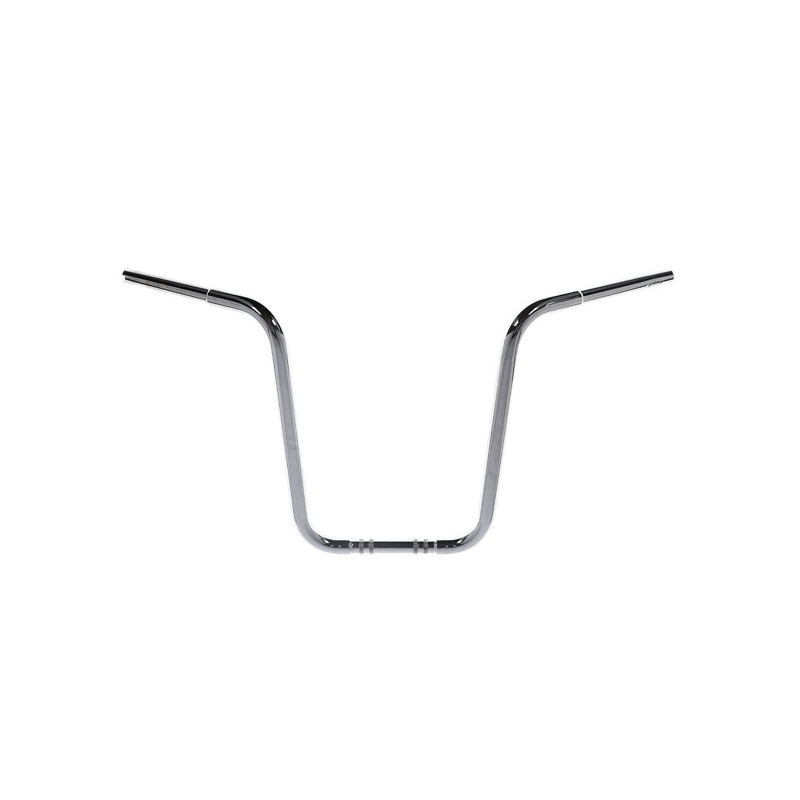 1-1/4" Apehanger narrow body, 17" rise, chrome 82-23 H-D mech. & e-throttle (excl. 88-11 Springers) with 1" I.D. risers