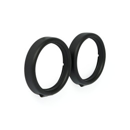 Recessed trim rings. Turn signals. Black wrinkle Front & rear on: 14-22(NU)FLHR (excl. FLHRXS) 98-19(NU)FLHRC 88-13(NU)Touring (