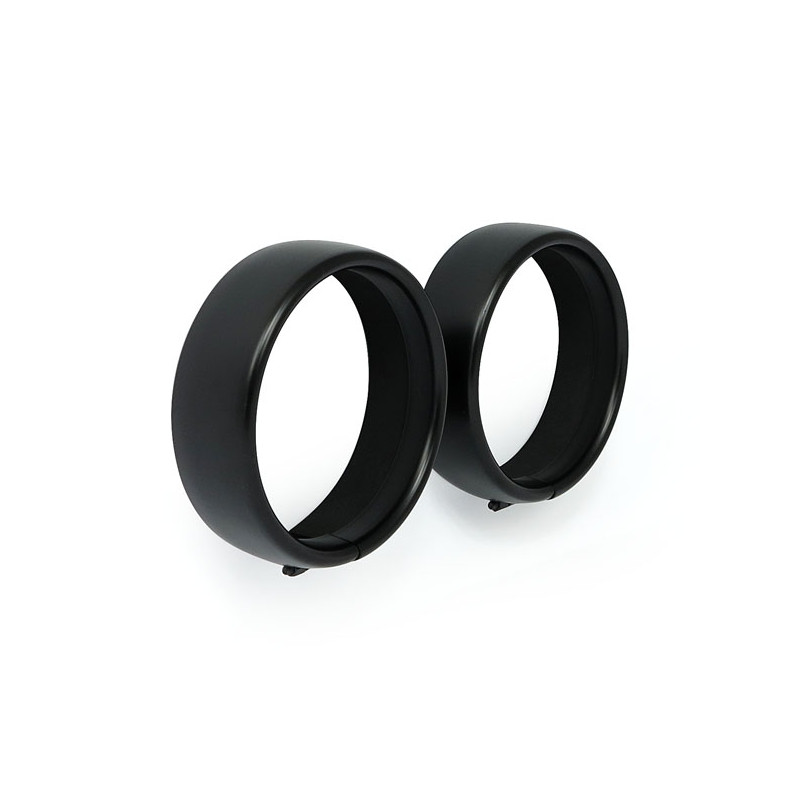 Recessed trim rings. Spotlamp. Black 62-23 H-D with passing lamp kit