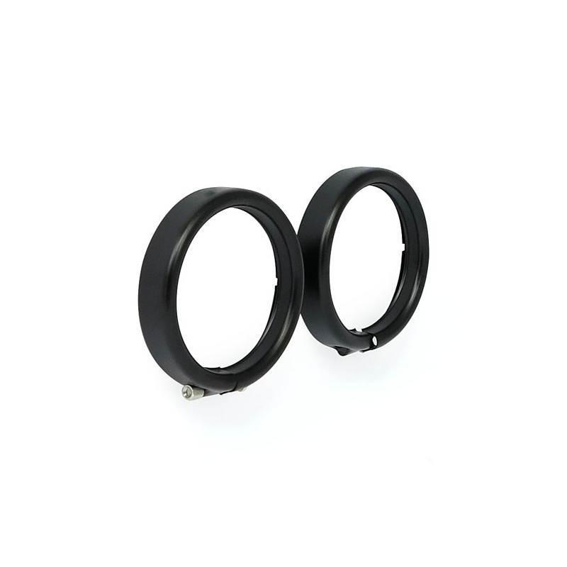 Recessed trim rings. Turn signals. Black Front & rear on: 14-22(NU)FLHR (excl. FLHRXS) 98-19(NU)FLHRC 88-13(NU)Touring (excl. FL