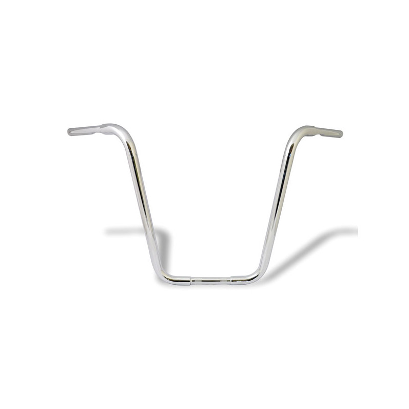 1-1/4" Buffalo Apehangers, 20" high, chrome 82-22 H-D (excl. 08-22 e-throttle & 88-11 Springers) with 1" I.D. risers (NU)