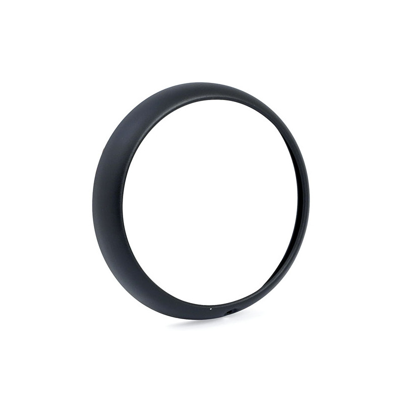Outer trim ring assembly, FL headlamp. Black wrinkle 60-84 FL FLH models (NU)