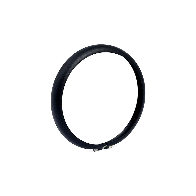 Late style spotlamp trim ring. 4". Black wrinkle 