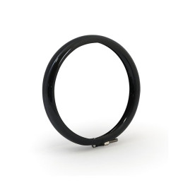 Bates style headlamp trim ring. 4-1/2". Gloss black 