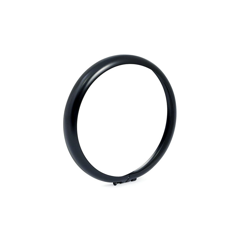 Late style spotlamp trim ring. 4". Black 62-84 FL (NU)