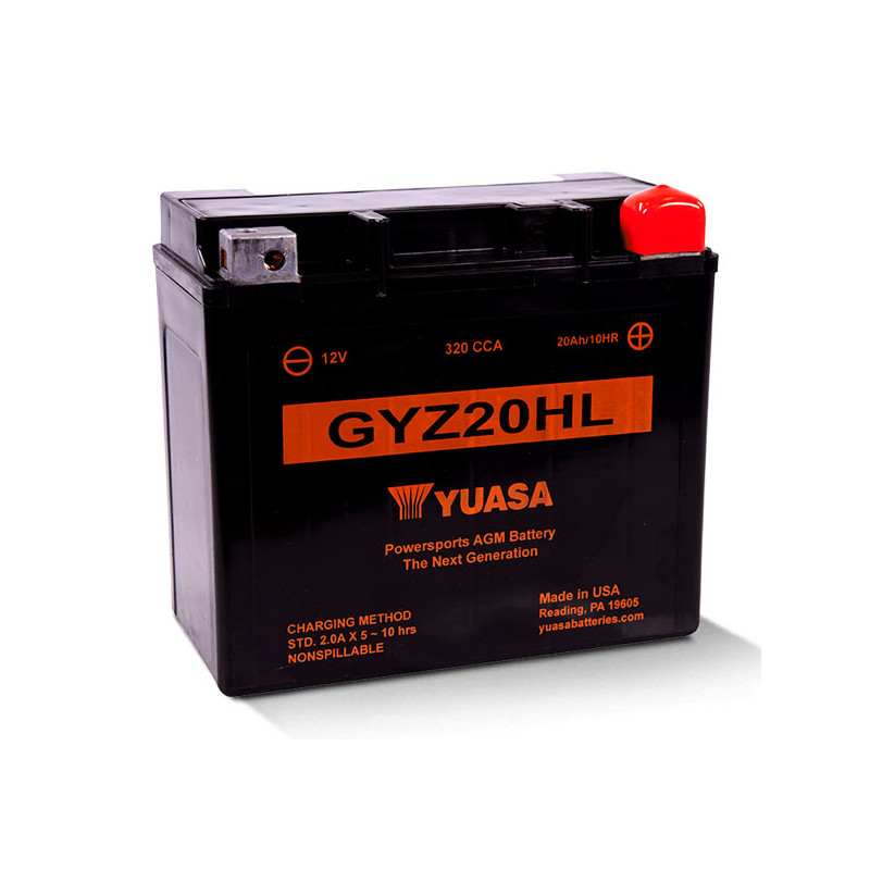 Yuasa GYZ20HL AGM baterie pro Harley a další