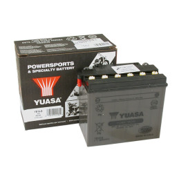 Akumulator kwasowo-ołowiowy Yuasa, Yumicron 12V YB16-B. 19Ah  73-86 e-start modele FX 82-94 & 99-00 FXR 84-90 Softail 77-78 XLCR