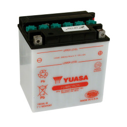 Yuasa, Yumicron 12V lead-acid battery YB30L-B. 30Ah 97-24 FLT/Touring 09-24 Trikes