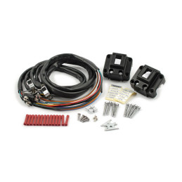 Kit de carcasa de interruptor de manillar negro 73-81