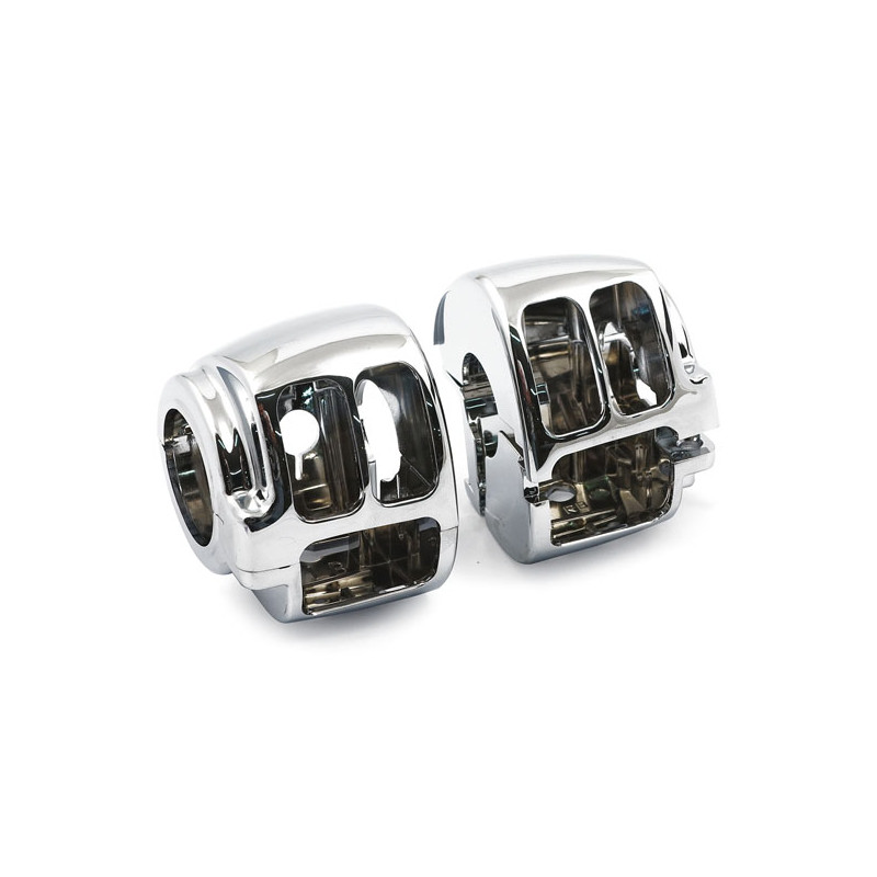 SWITCH HOUSING SET 11-23 Softail 12-17 Dyna 14-22(NU)XL (models without cruise control)