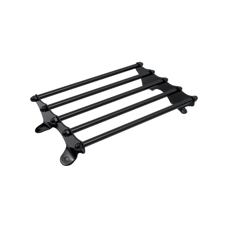 Paughco, early style luggage rack. Black 41-57 B.T. (NU) Most bikes with solo seats in custom applications