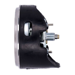 FL speedo/tachometer, 73-84 face, black. 2:1 KMH 