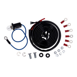 FL speedo/tachometer, 73-84 face, black. 2:1 KMH 